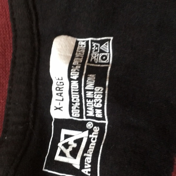 Avalanche thermal shirt, maroon red, size XL - Picture 3 of 7